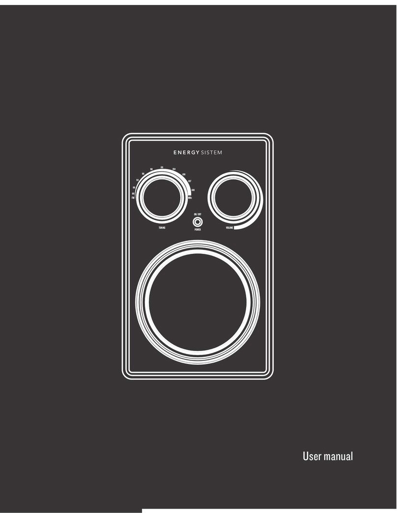 ENERGY SISTEM Radio 210 user manual