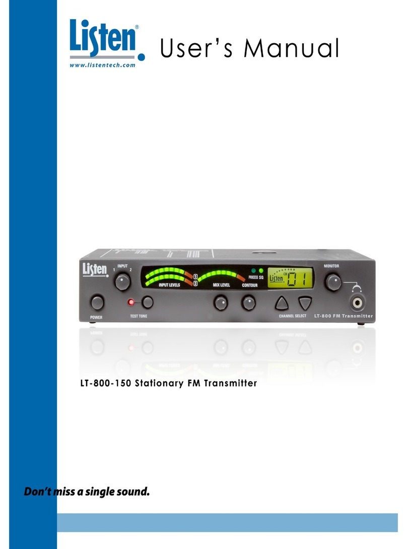 Listen LT-800-150 user manual