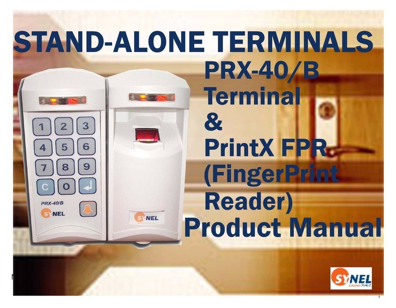 Synel PrintX-FPR User manual