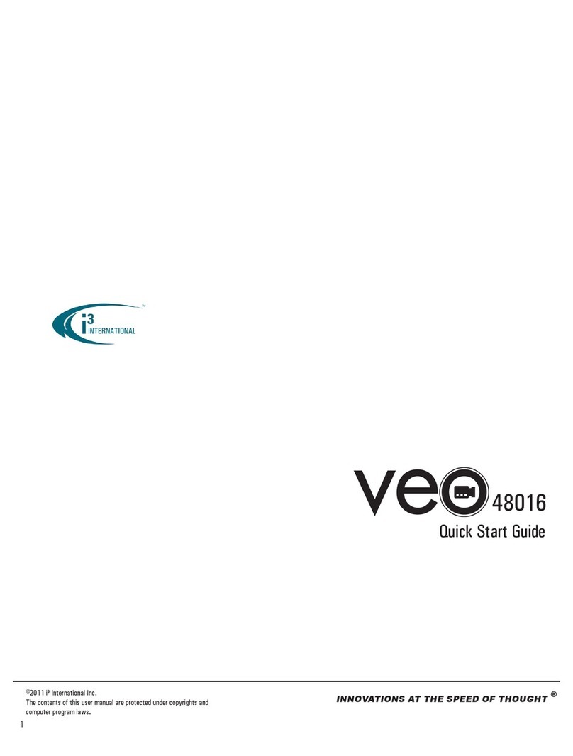 i3 International VEO48016 quick start guide