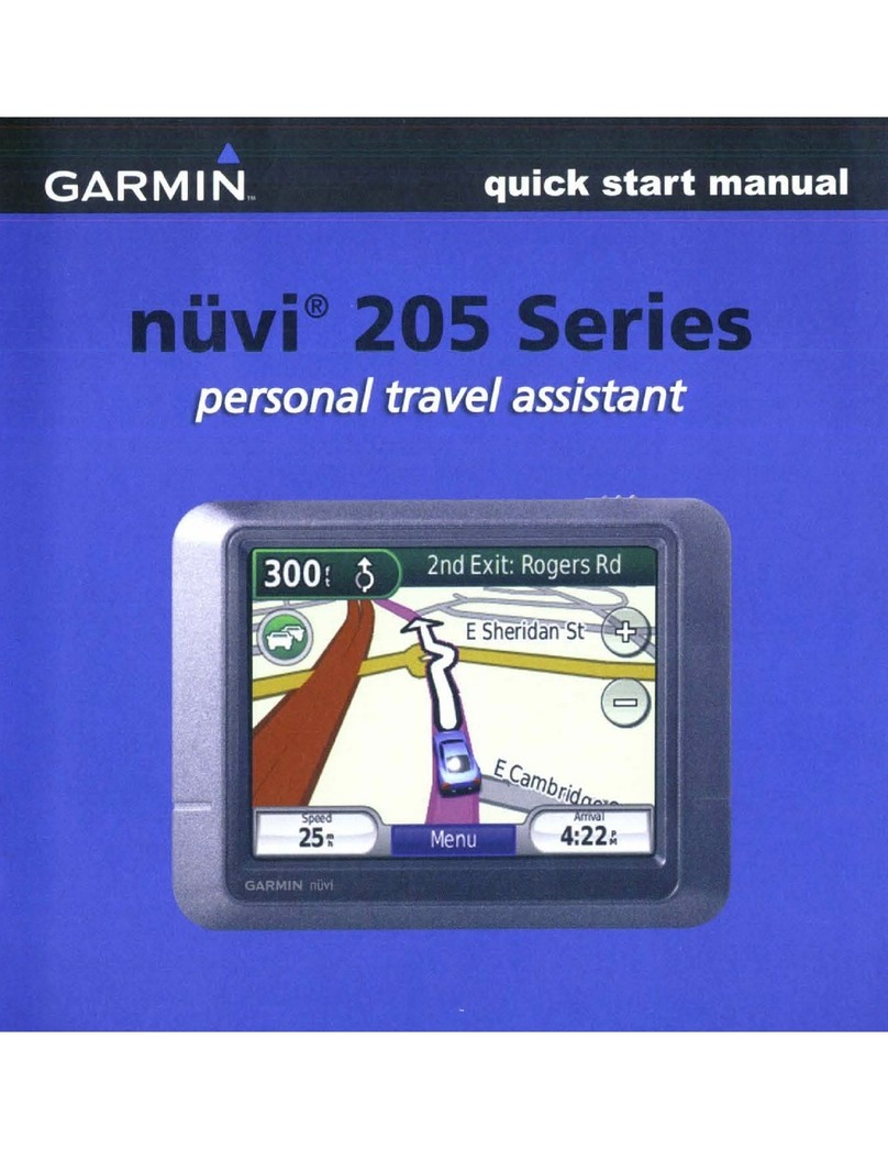 Garmin Nuvi 205 Series Quick start manual