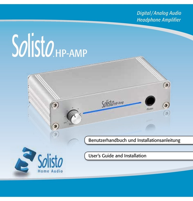 Solisto HP-AMP User guide and installation