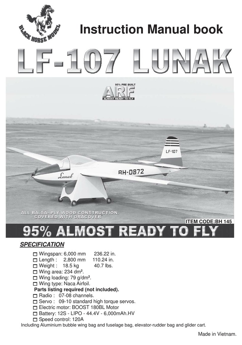 Black Horce Model LF-107 Lunak Instruction manual book