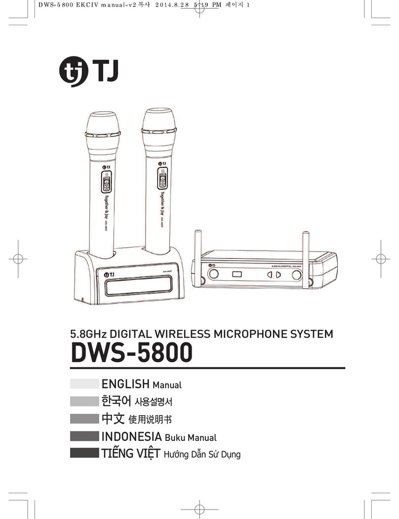 TJ DWS-5800 user manual