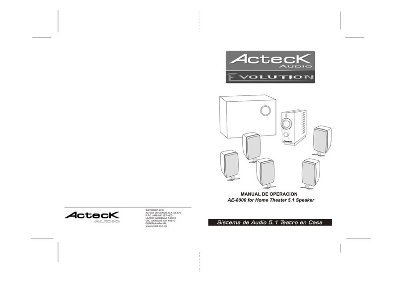 Acteck AE-8000 operating instructions