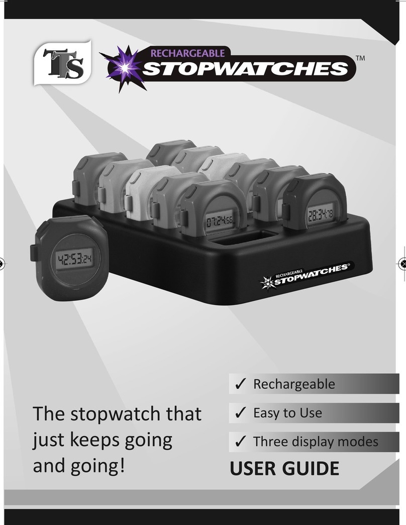 TTS Rechargeable Stopwatches user guide
