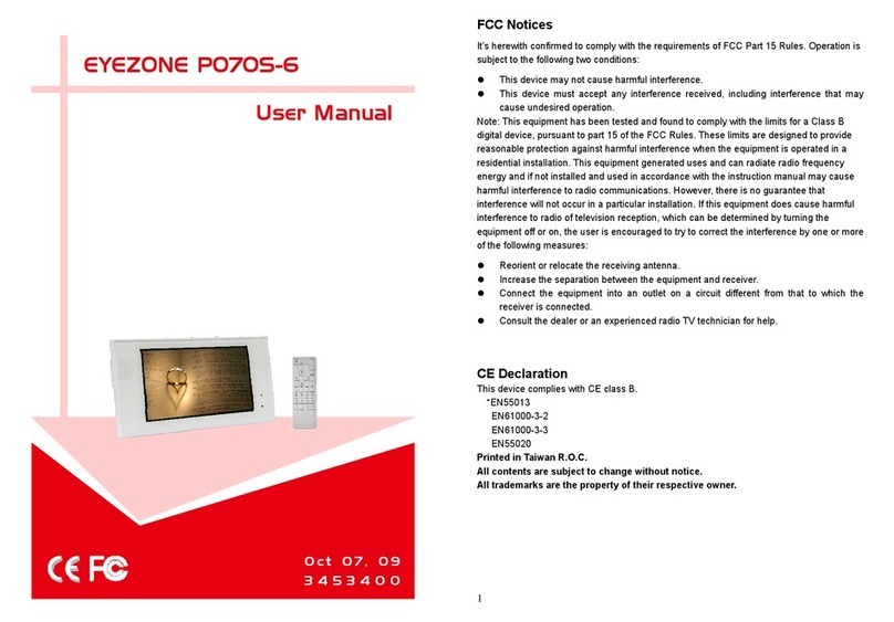 EYEZONE P070S-6 user manual