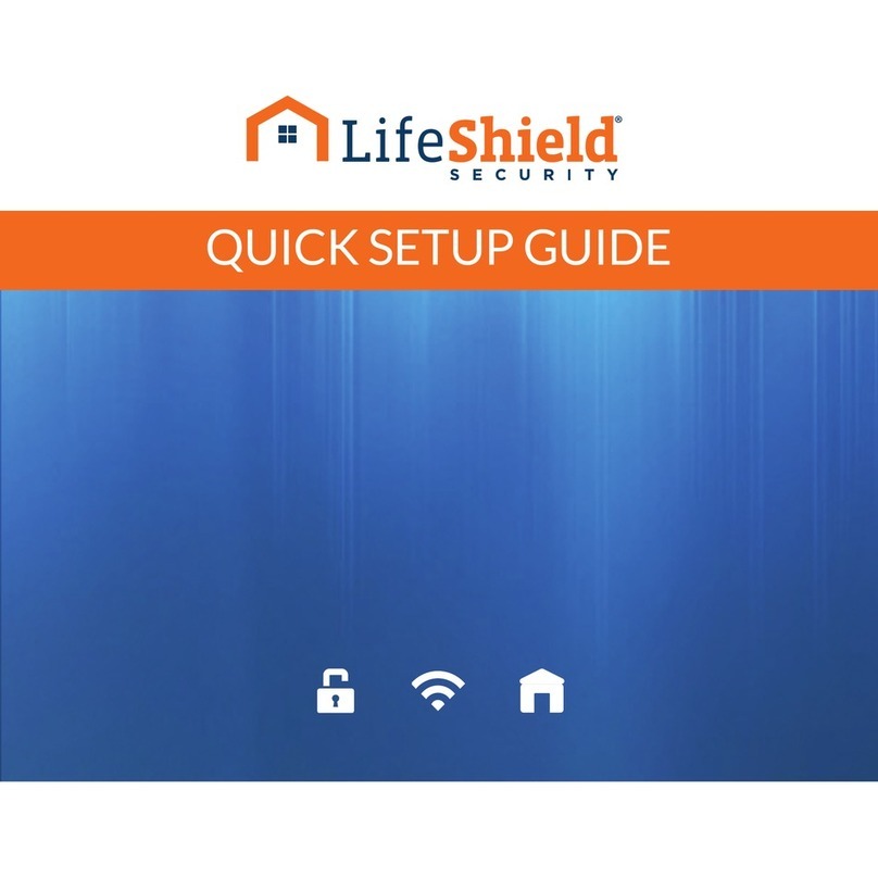 LifeShield home security system User manual