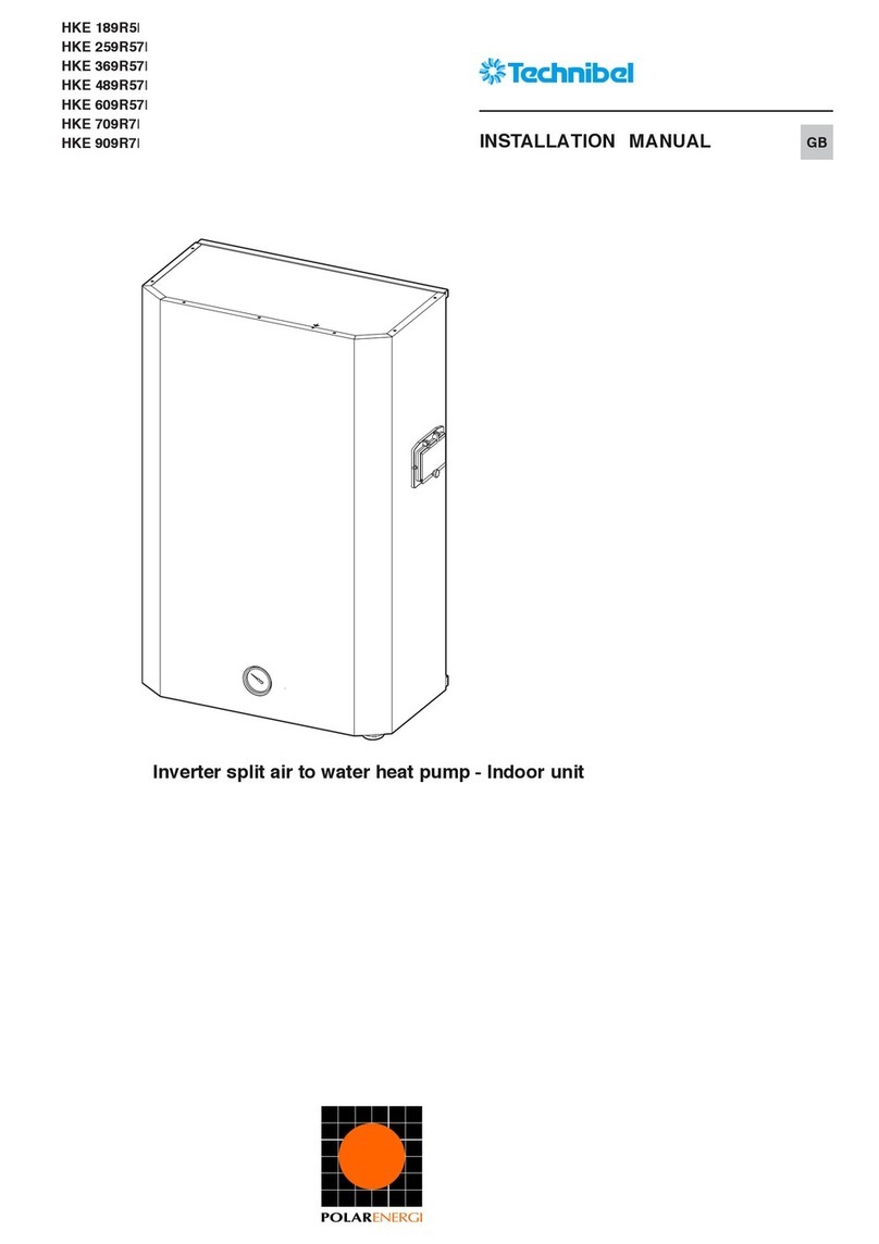Technibel HKE 609R57I Installation manual and operating instructions Technibel HKE 609R57I Installation manual and operating instructions