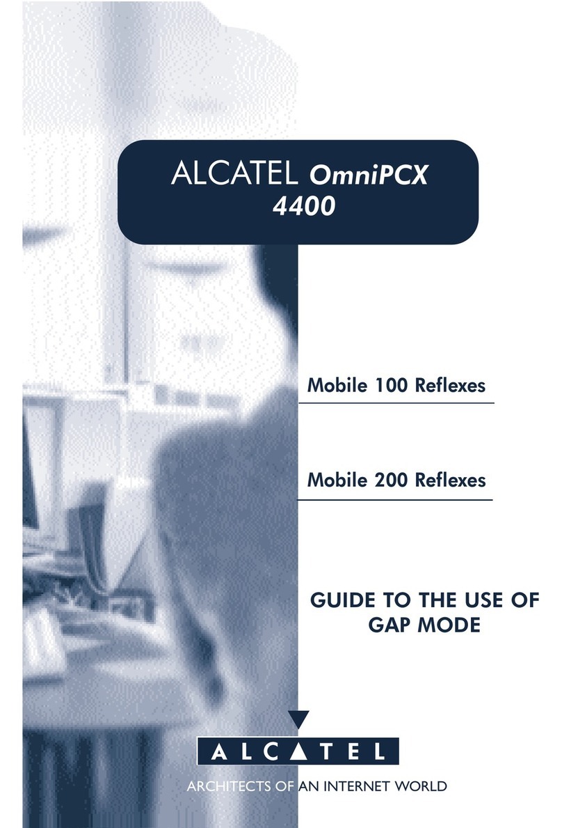Alcatel OmniPCX 4400 User manual