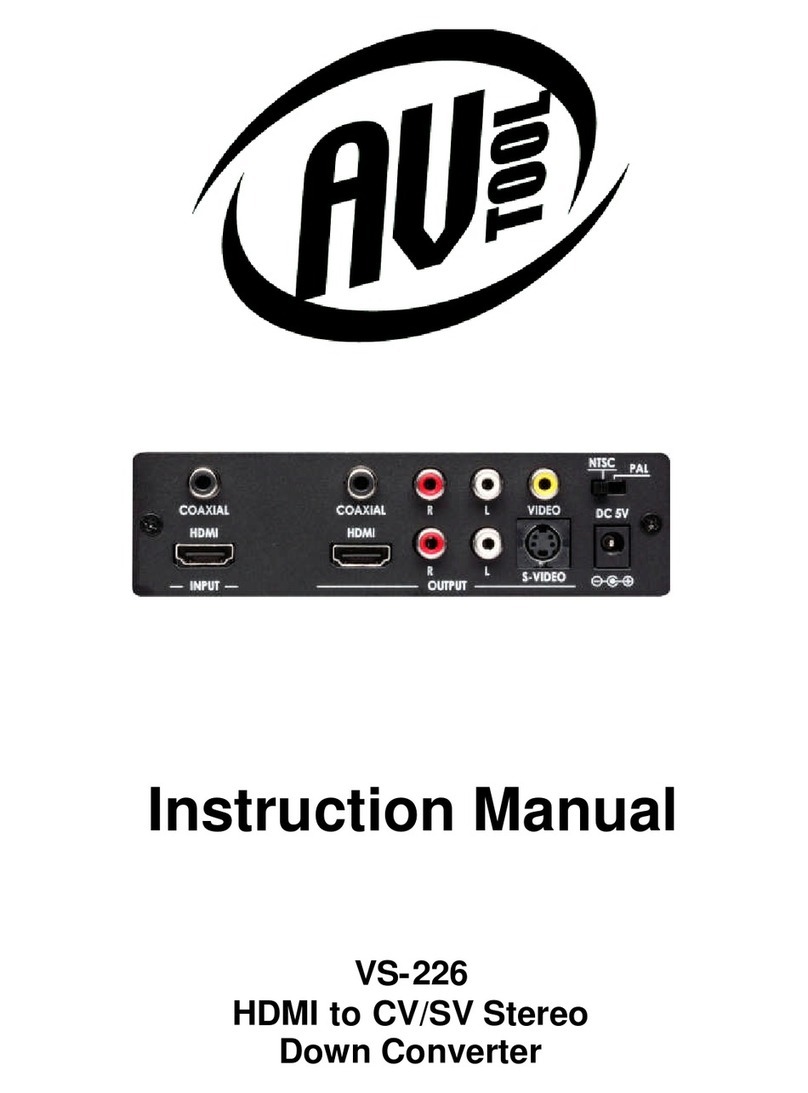 AV TOOL VS-226 User manual AV TOOL VS-226 User manual