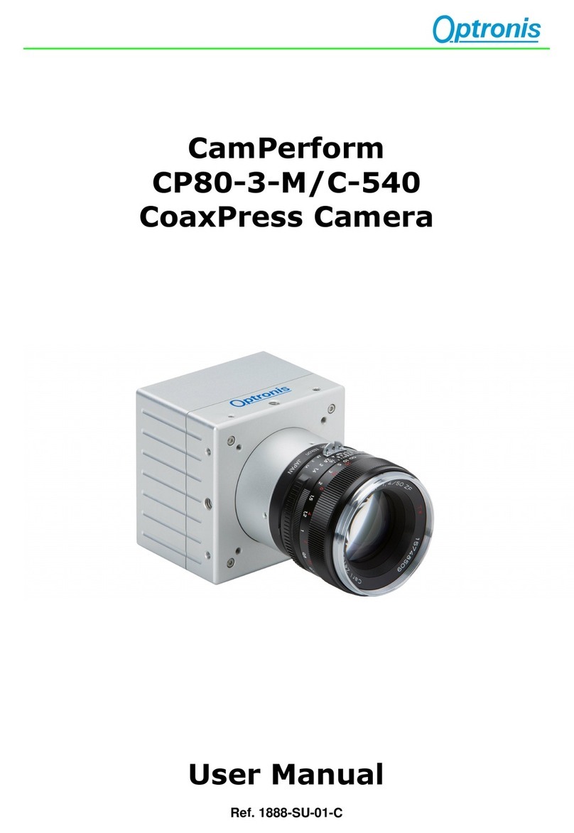 Optronis CamPerform CP80-3-M user manual