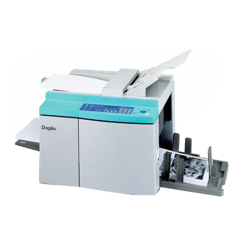 Duplo Duprinter DP-203 User manual Duplo Duprinter DP-203 User manual