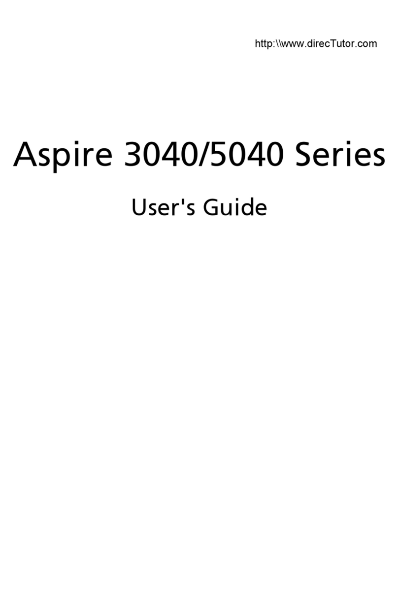 Acer Aspire 3040 Series user guide