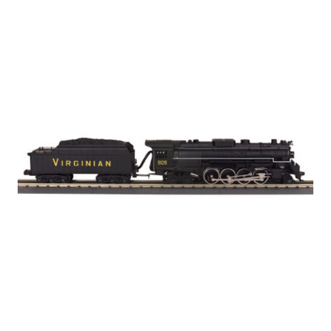 Rail King 2-8-4 BERKSHIRESTEAM ENGINE operating instructions