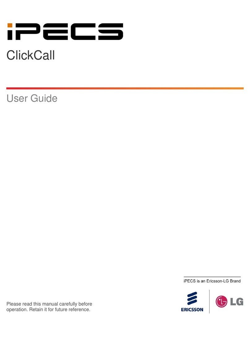 iPECS ClickCall User manual