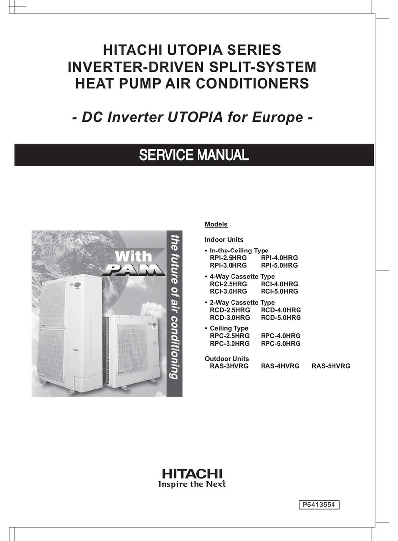 Hitachi Utopia RPI-2.5HRG User manual