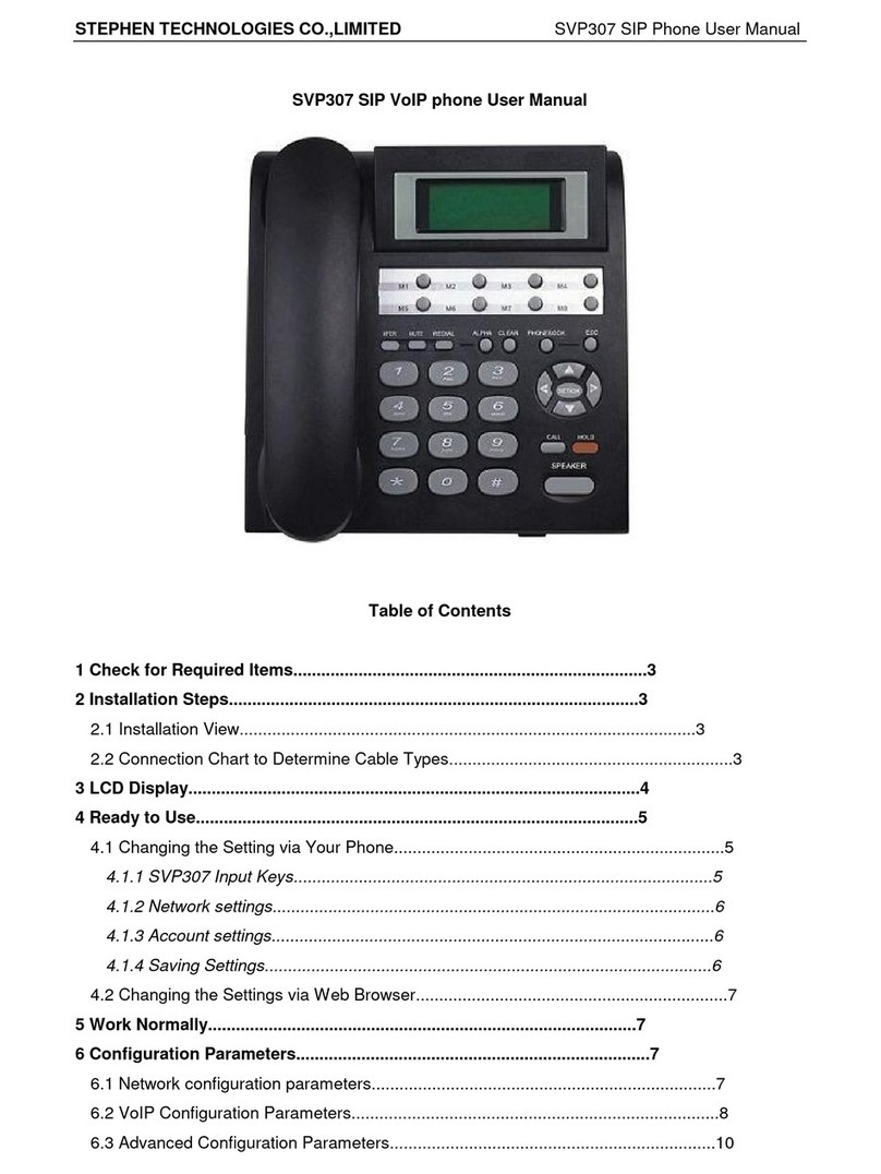 Stephen SVP307 user manual