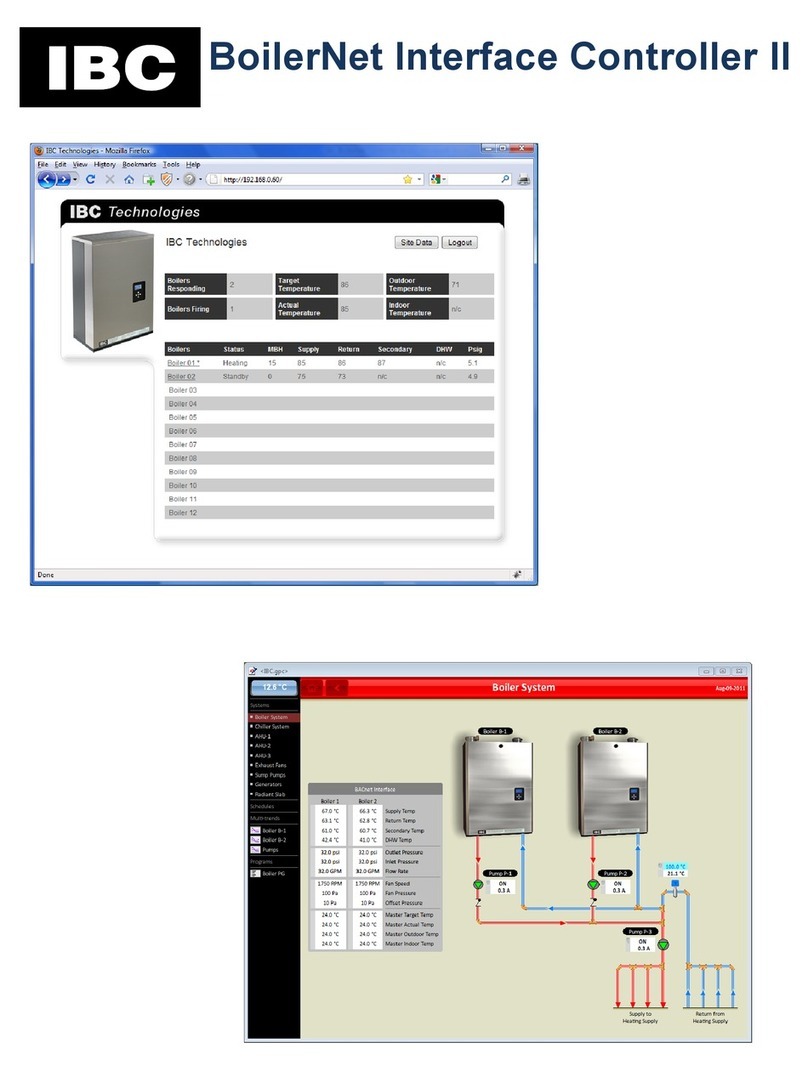 IBC BoilerNet Interface Controller II User manual