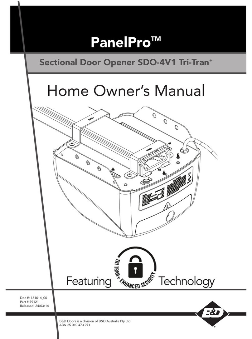 B&D PanelPro SDO-4V1 Tri-Tran+ User manual