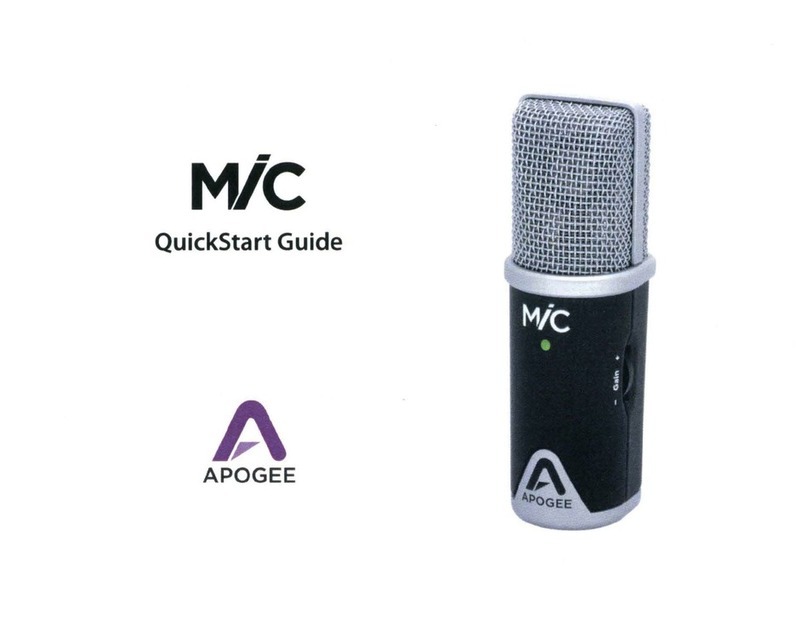 Apogee MiC quick start guide