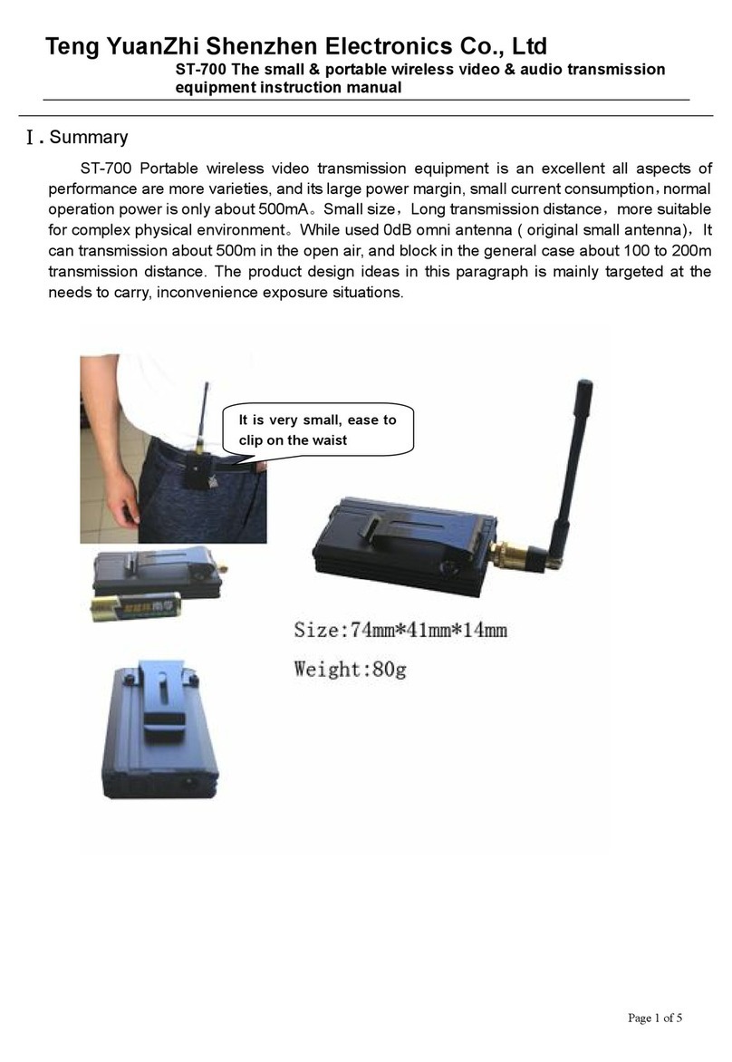 Teng YuanZhi Shenzhen Electronics ST-700 instruction manual