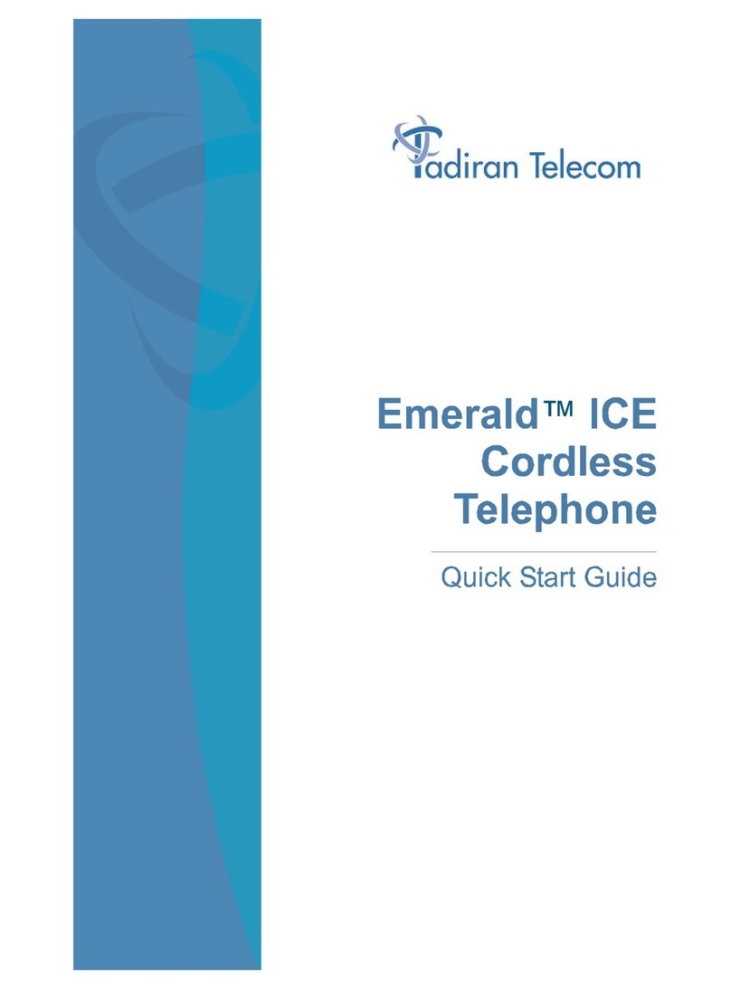 Tadiran Telecom EMERALD ICE User manual