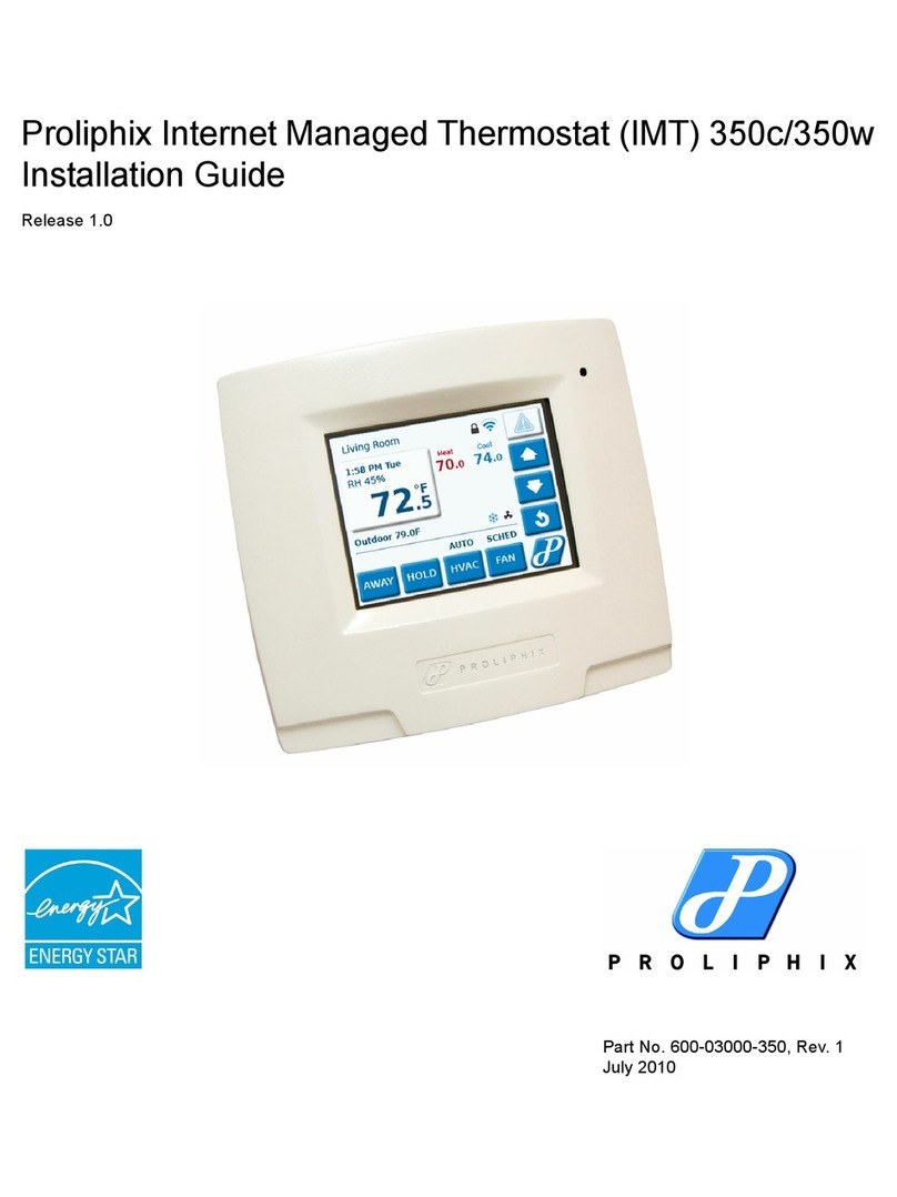 Proliphix IMT350c User manual