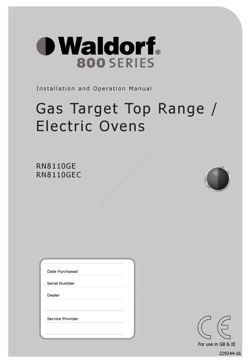 Waldorf RN8110GE User manual
