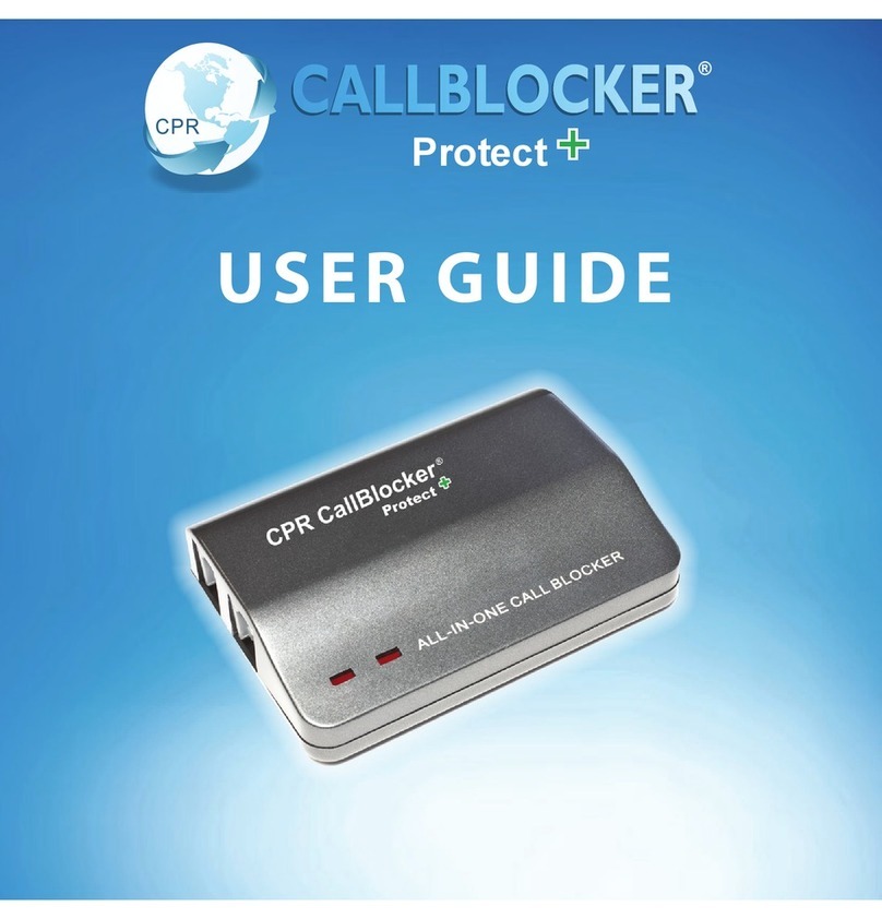 CPR Callblocker Protect+ user guide