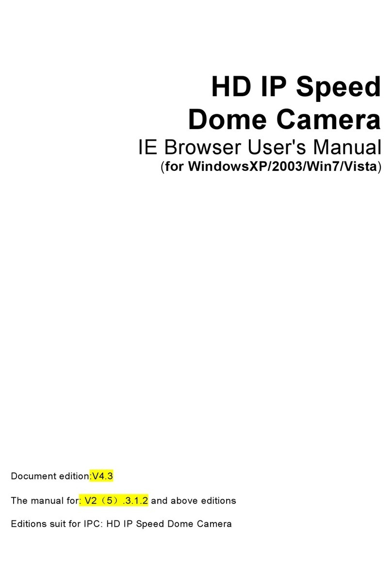 HISTREAM HD IP Speed Dome Camera user manual