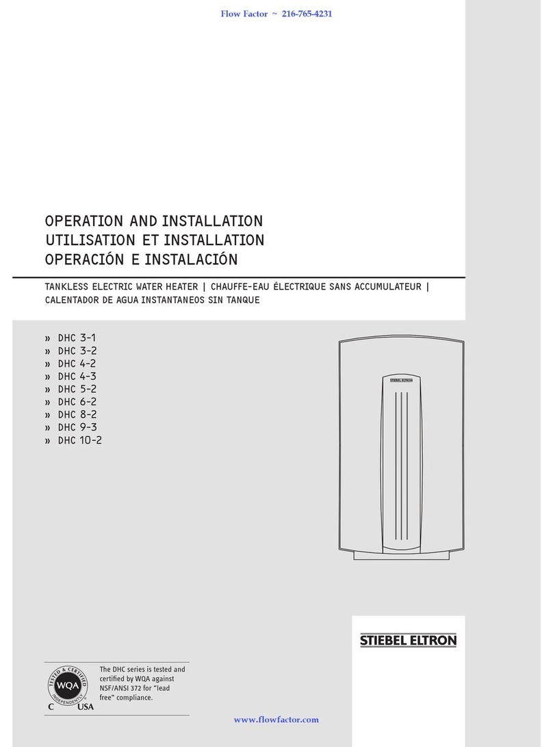 STIEBEL ELTRON DHC 3-1 Operation and installation