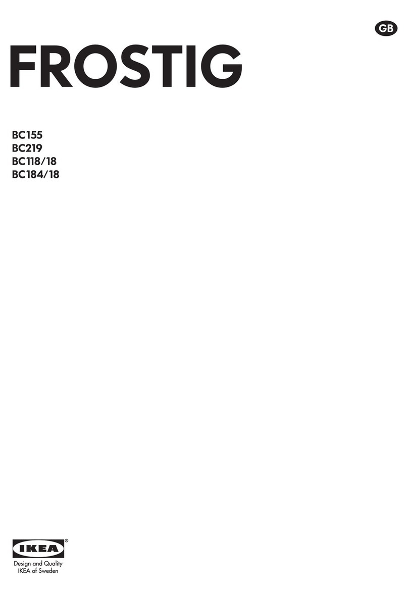 IKEA FROSTIG BC155 User manual IKEA FROSTIG BC155 User manual