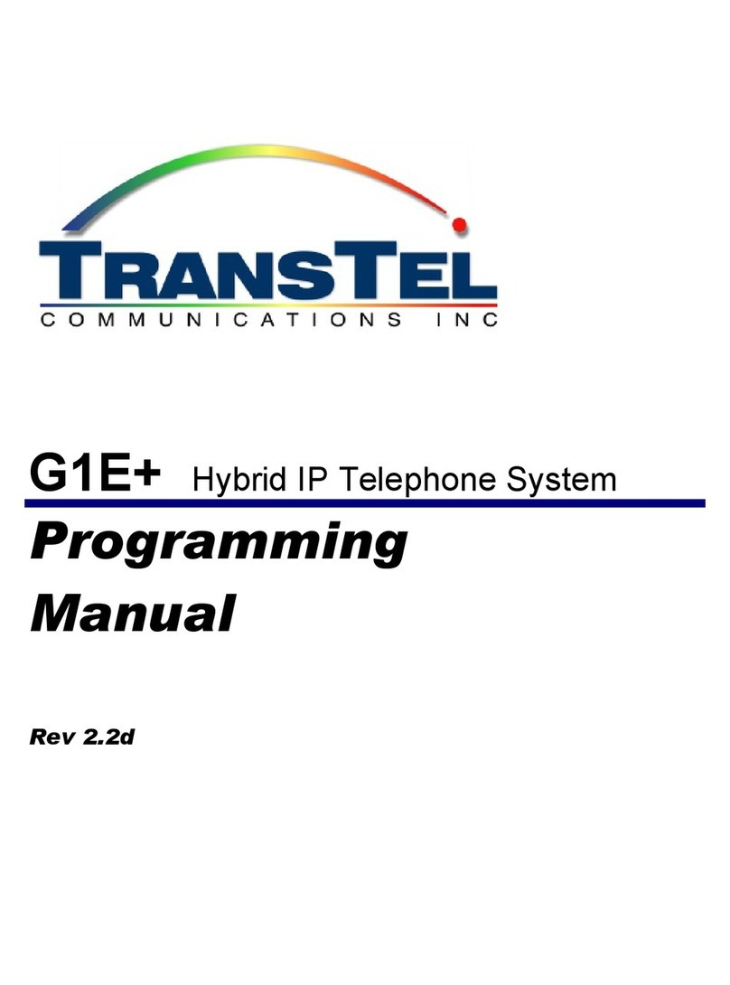 TransTel Communications G1E Plus User manual