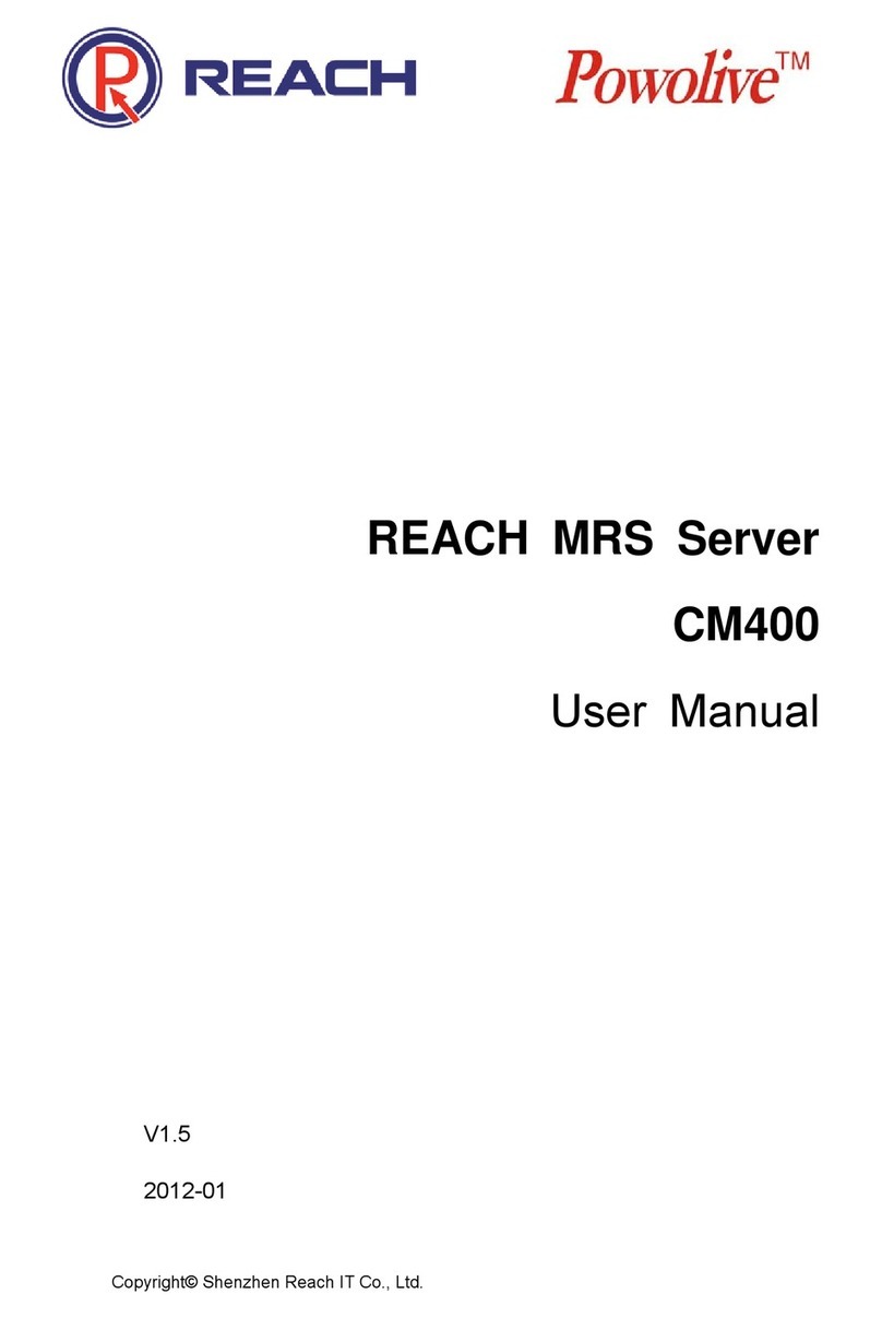 Reach CM400 user manual