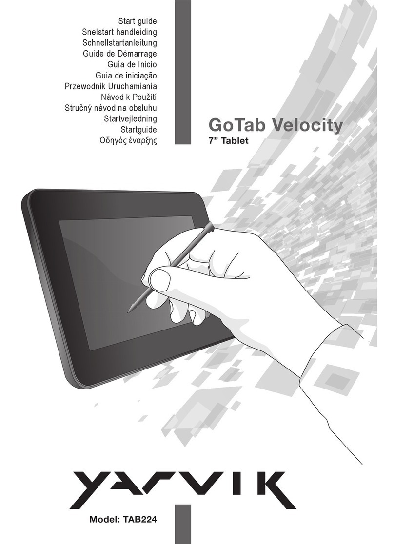 Yarvik GoTab Velocity TAB224 Guide