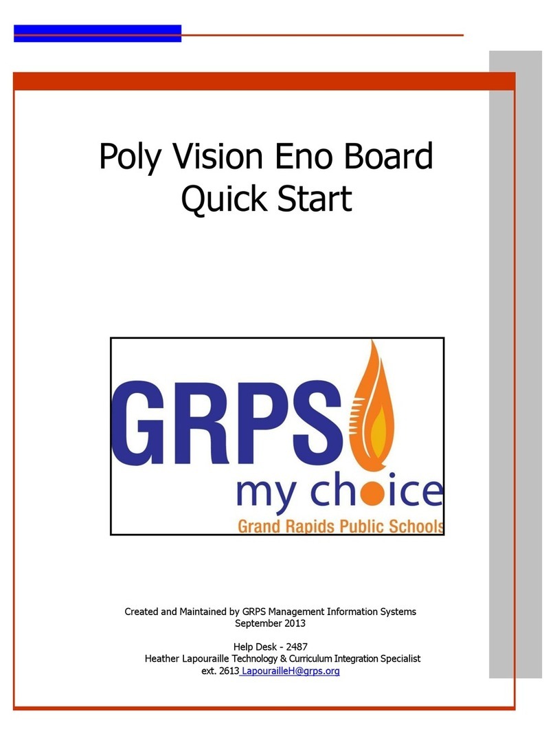 PolyVision eno User manual