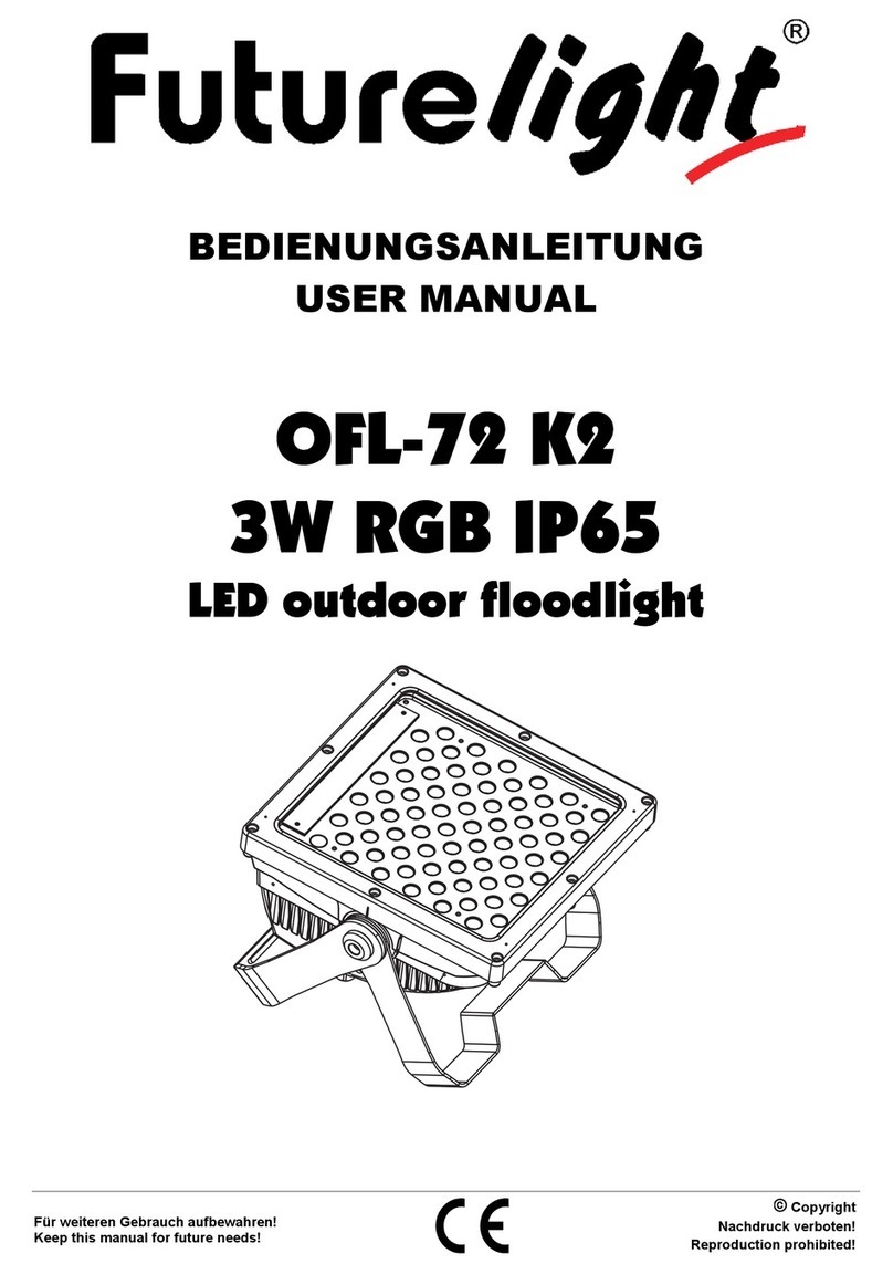 Future light OFL-72 K2 K2 3W RGB IP65 User manual