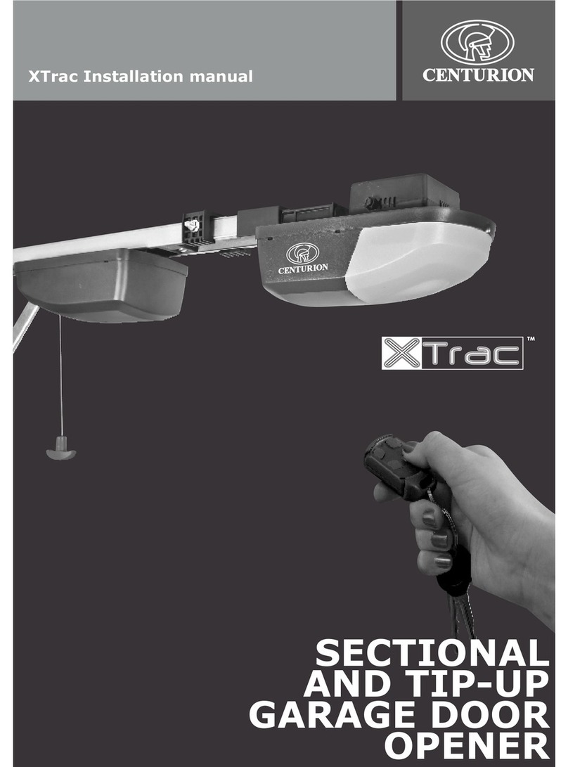 Centurion XTrac installation manual