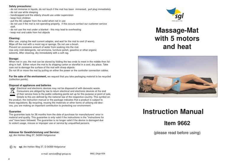 SGL 9662 instruction manual