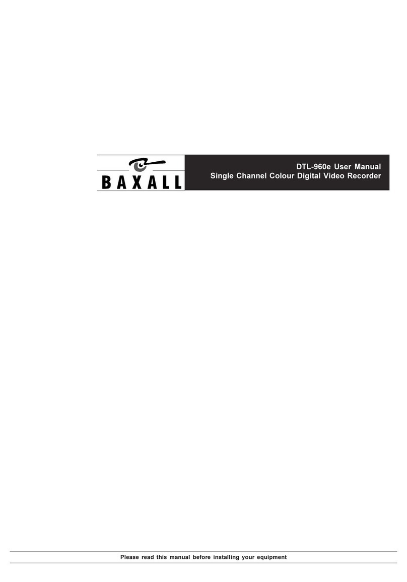 Baxall DTL-960E user manual