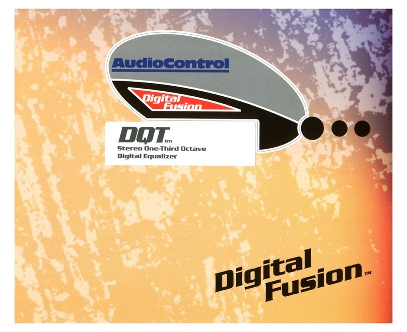 Audio Control Digiral Fusion DQT User manual