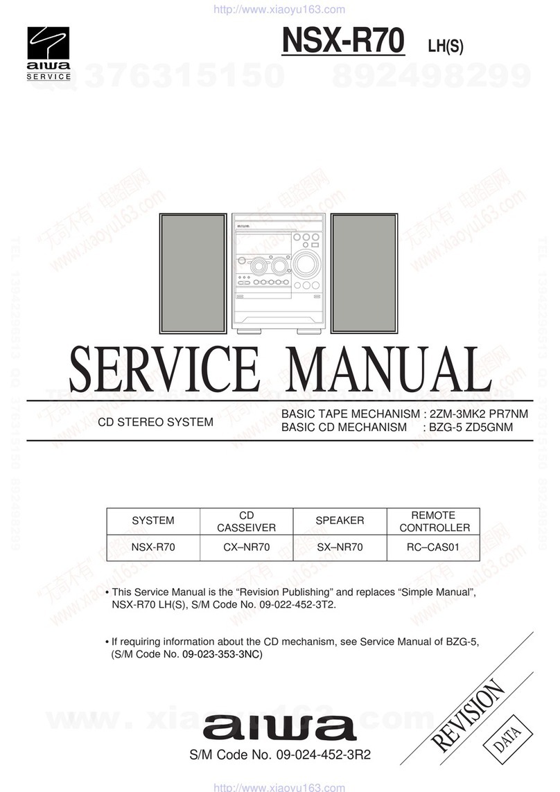 Aiwa NSX-R70 User manual
