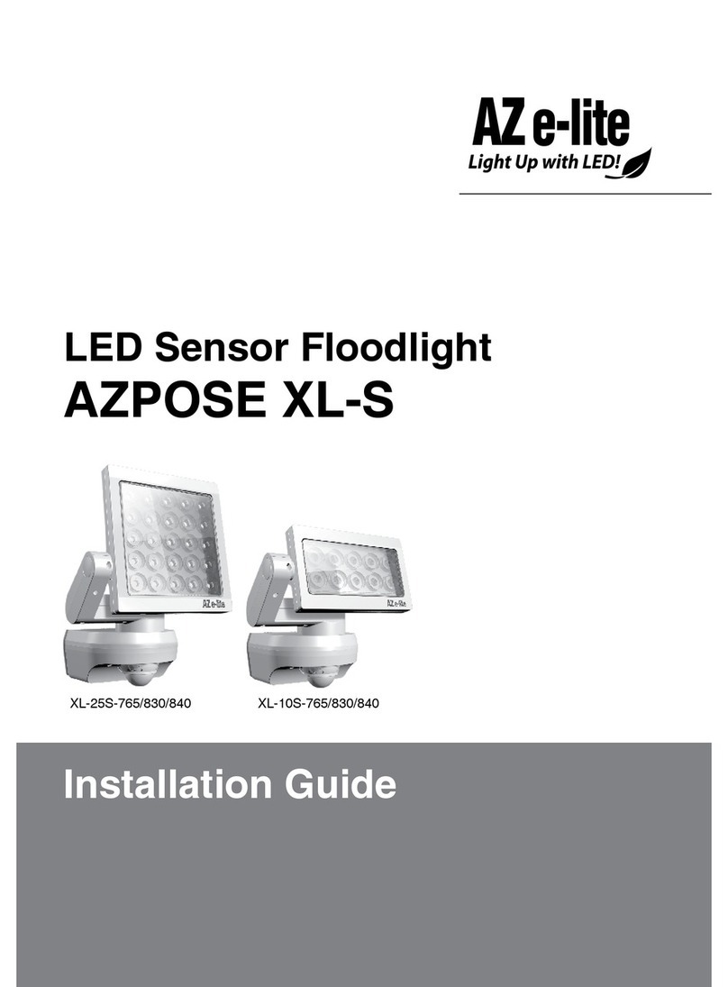 AZ e-lite AZPOSE XL-25S installation guide