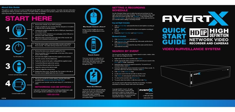 avertX HDIP quick start guide