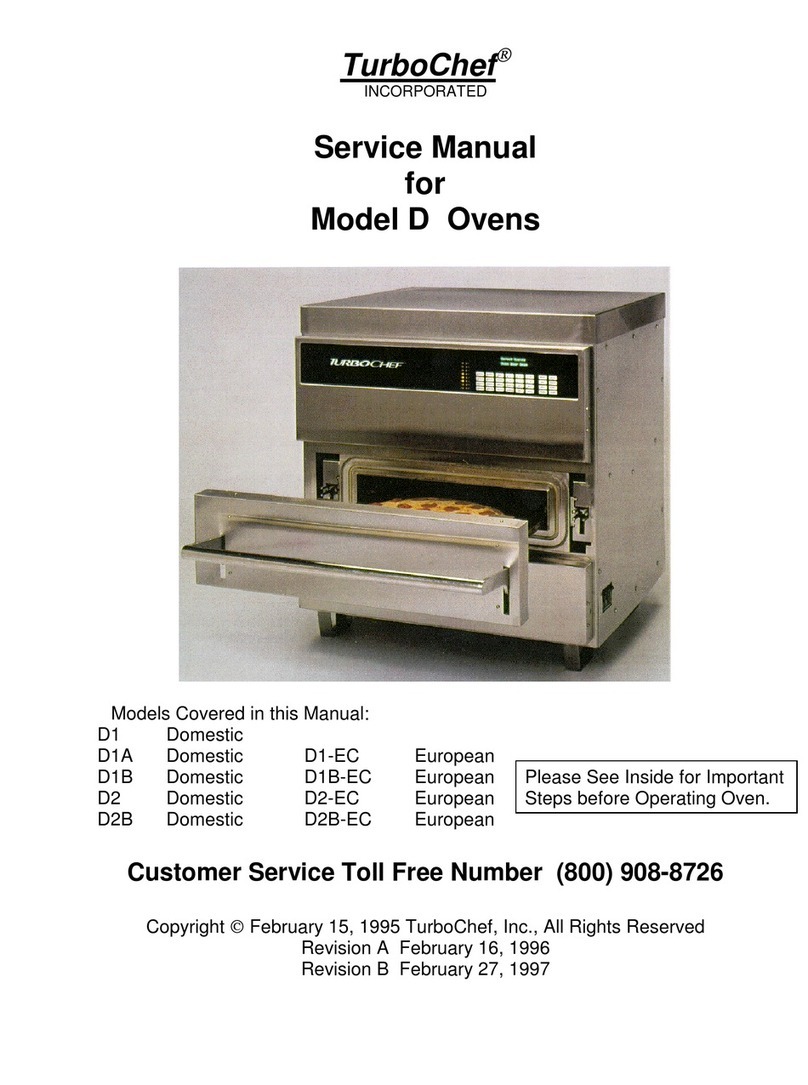 TurboChef D1 Service manual