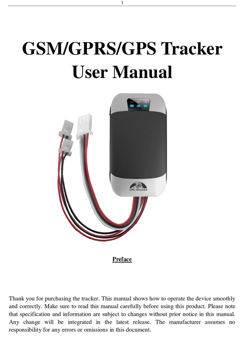 GPS Tracker GSM/GPRS/GPS Tracker User manual