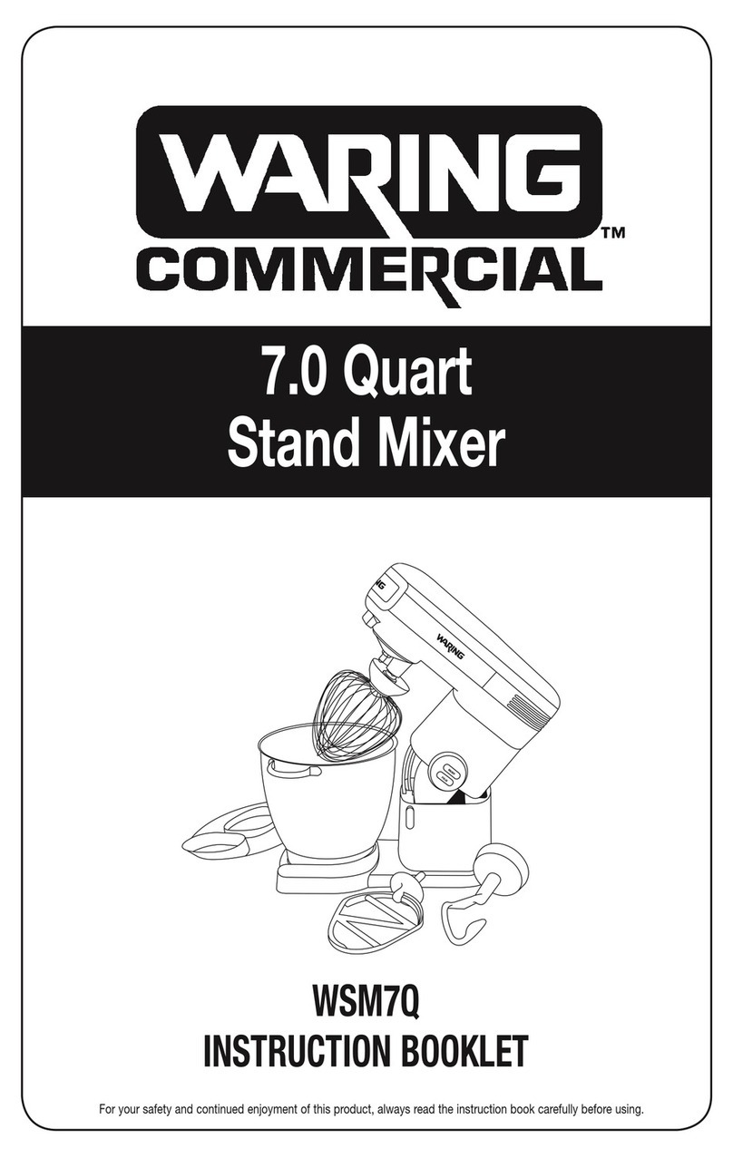 Waring WSM7Q Instruction booklet