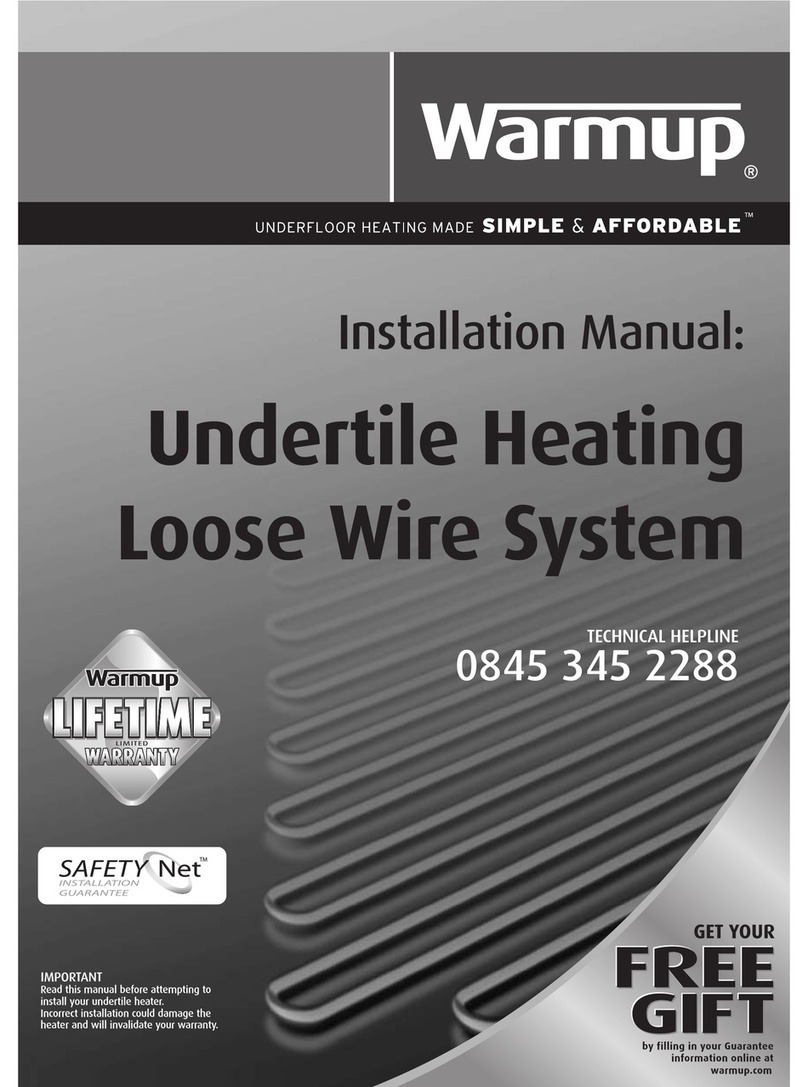 Warmup DWS300 installation manual