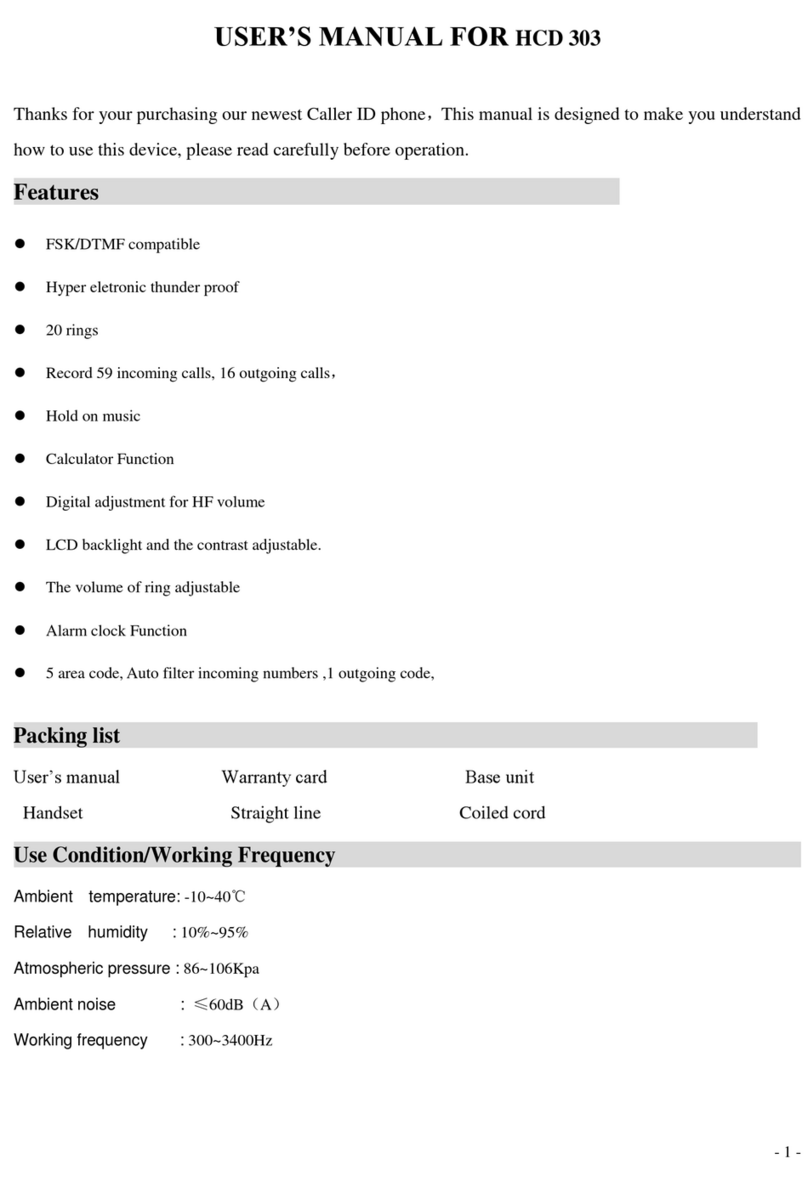 Evolio HCD-303 user manual